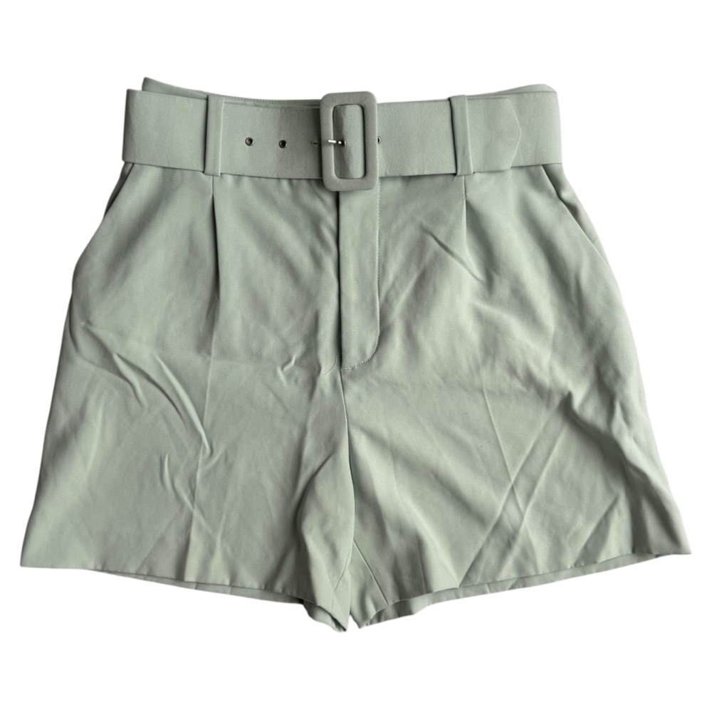 Zara Mint Green Belted Short US M
